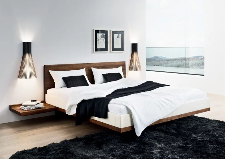 TEAM 7 Bett riletto aus Massivholz