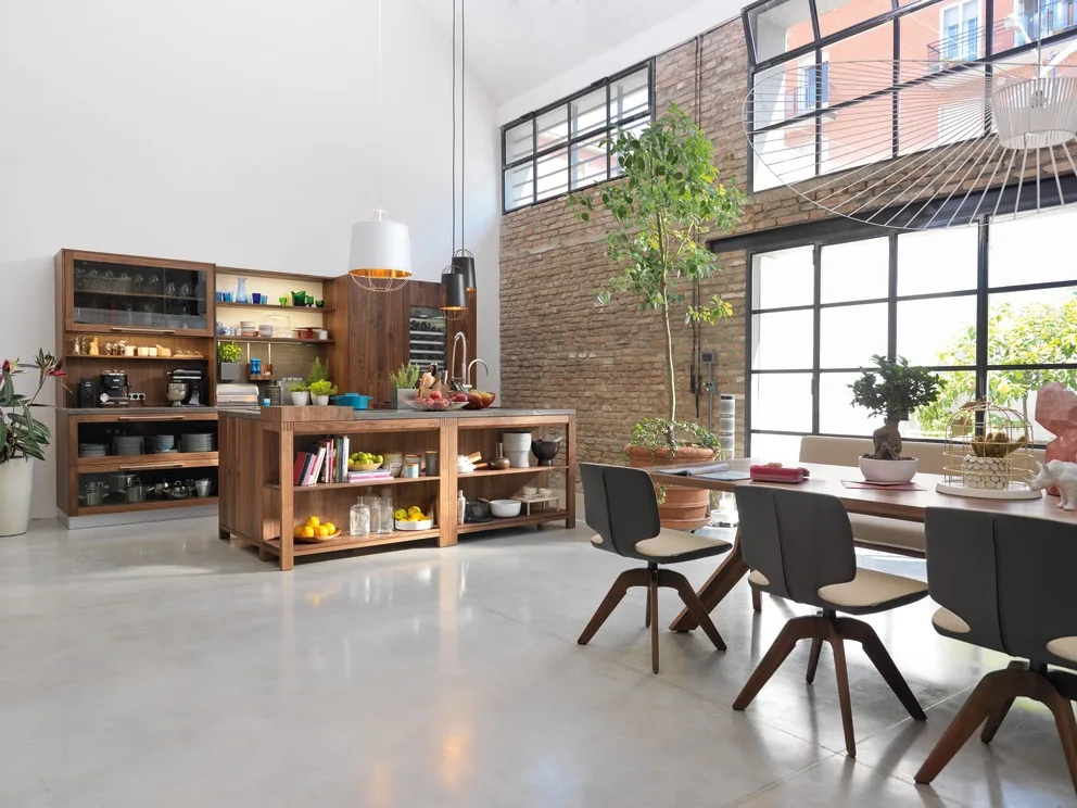 TEAM 7 Küche loft in Nussbaum